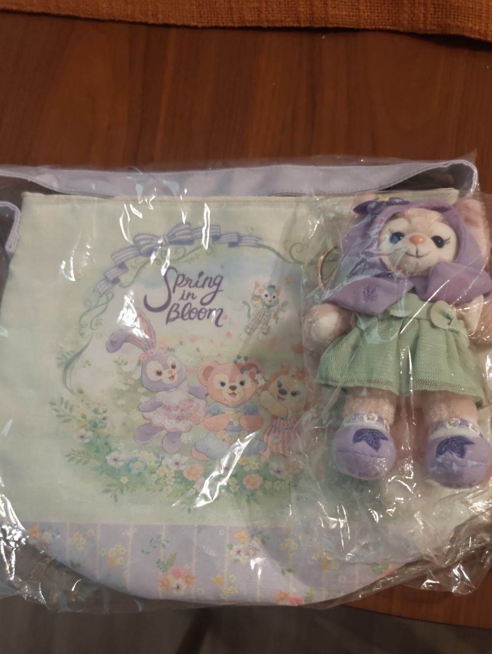 Linabell Hong Kong Disney Limited Plush Keychain & Tokyo Disney Mini Tote Set